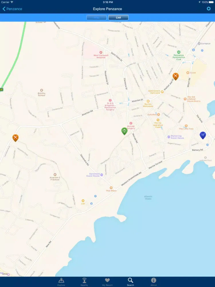 Resort Cornwall - things to see and do in Cornwall iPad  스크린샷