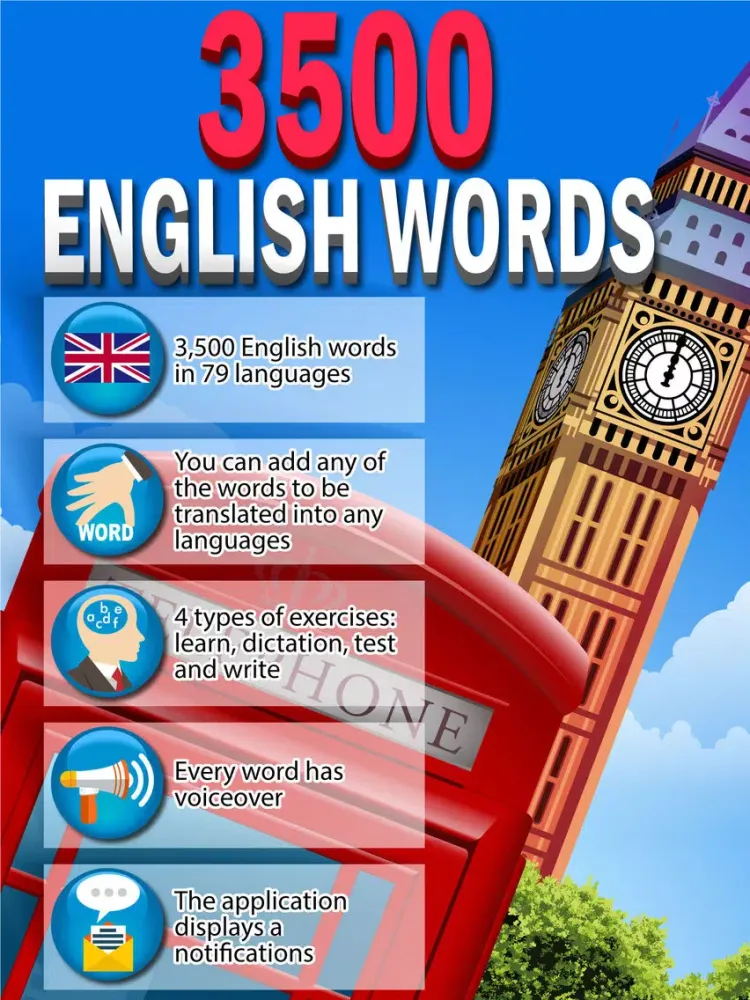 Zrzuty ekranu 3500 English Words iPad 