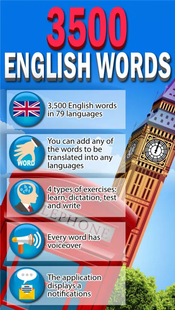 Zrzuty ekranu 3500 English Words