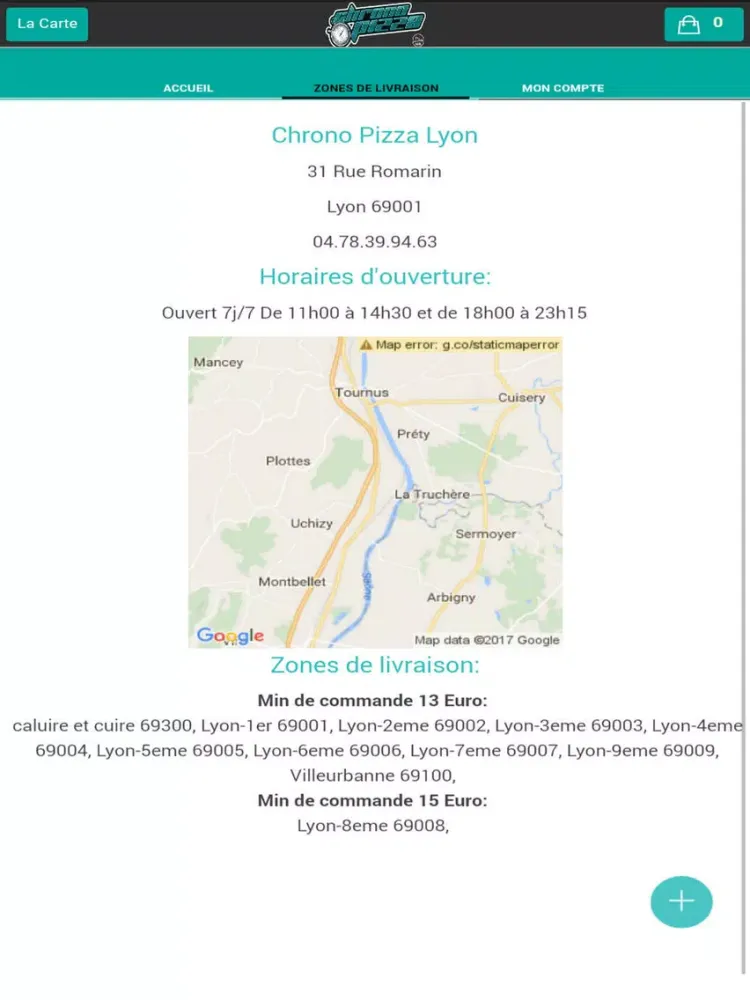 صور Chrono Pizza Lyon iPad 