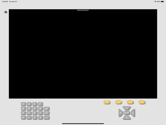 LE-REMOTE8 iPad  スクリーンショット