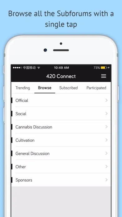 ภาพหน้าจอของ 420 Connect