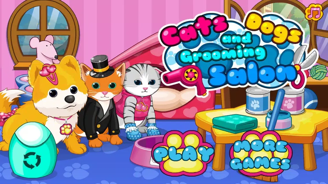 Cats & Dogs Grooming Salon—Dressup Game স্ক্রিনশট