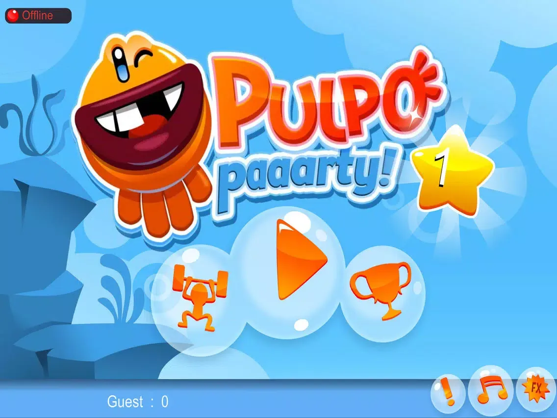 Octopus Party - Kids Learning Games iPad 应用截图