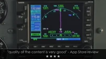 Zrzuty ekranu RNAV Apr GARMIN GNS430/530W