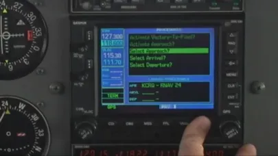 Zrzuty ekranu RNAV Apr GARMIN GNS430/530W