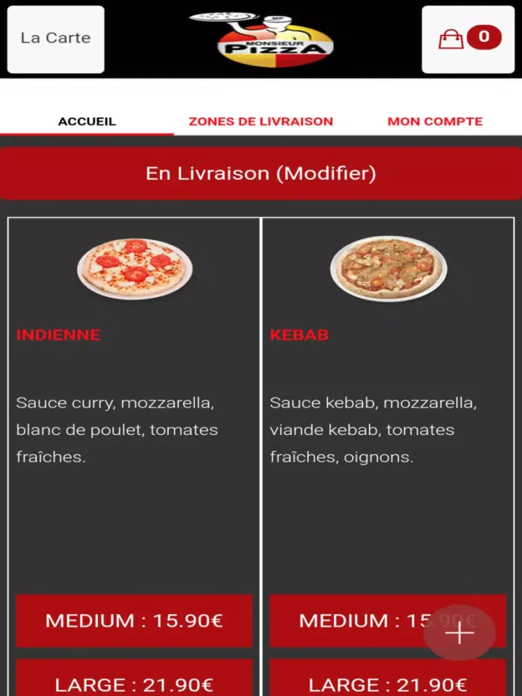 Capturas de pantalla de Monsieur Pizza iPad 
