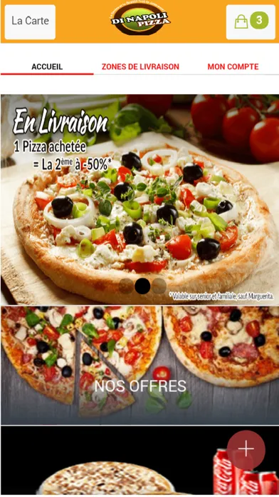 Capturas de tela do Di Napoli Pizza Brest