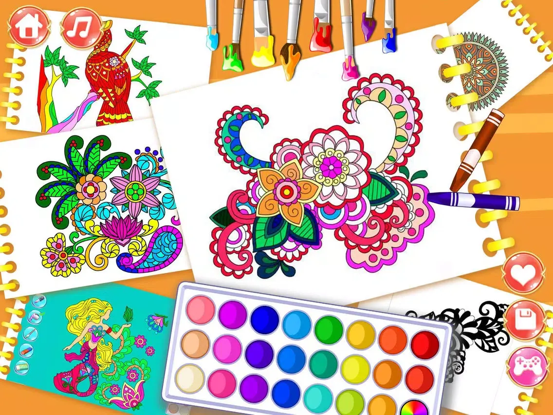 Color Garden - Painting iPad  স্ক্রিনশট