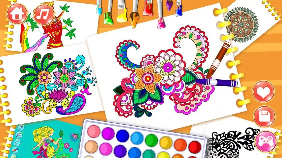 Color Garden - Painting স্ক্রিনশট