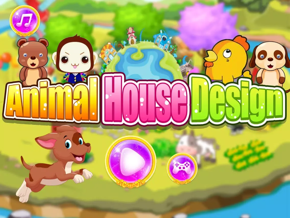 Animal House Design - farm games iPad 应用截图