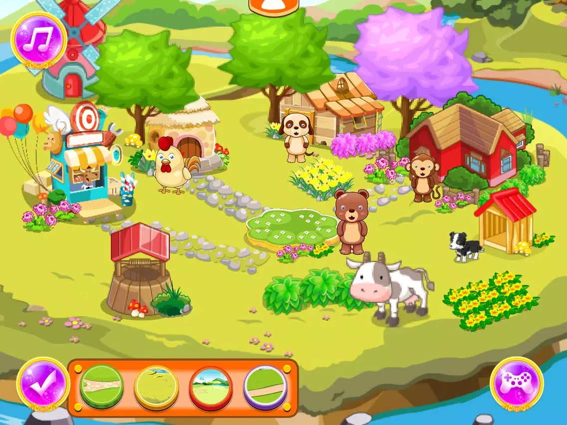 Animal House Design - farm games iPad 应用截图