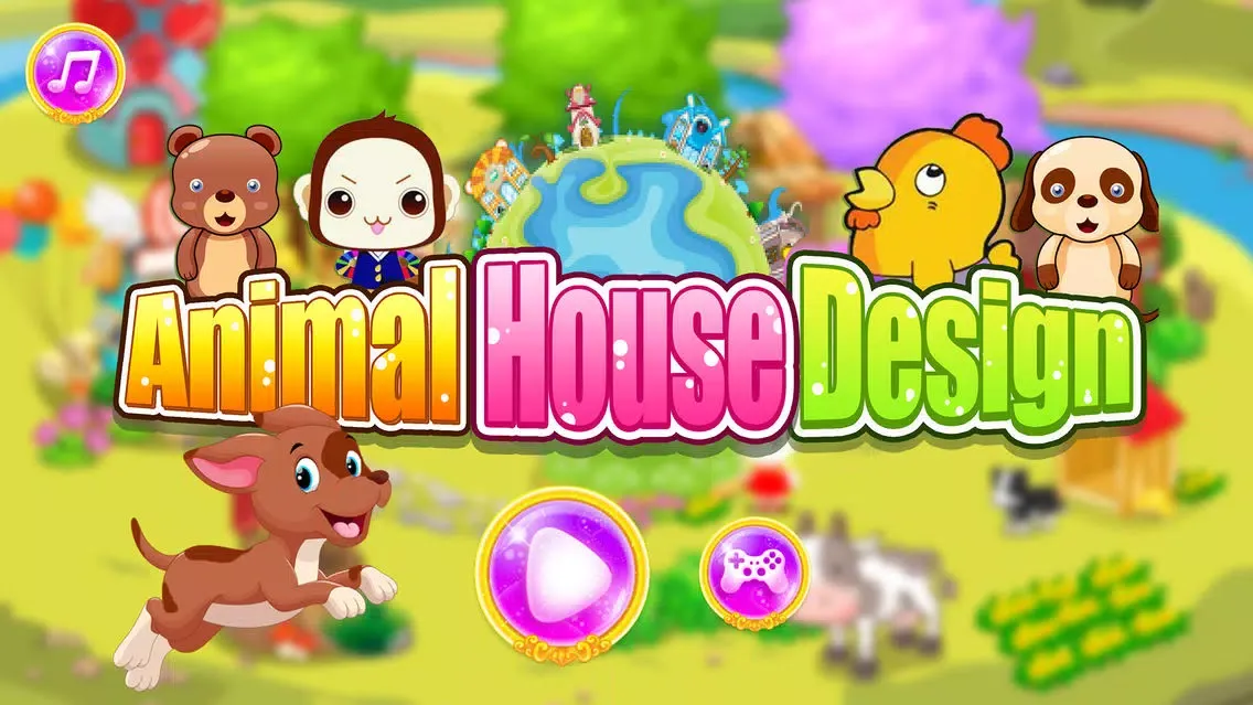 Animal House Design - farm games应用截图
