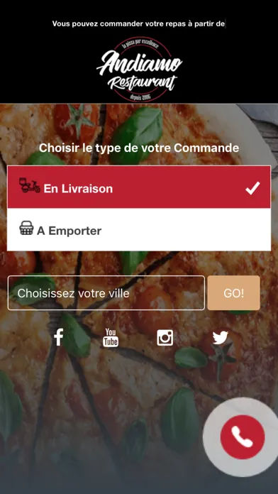 Andiamo Restaurant Combs-Ville應用截圖