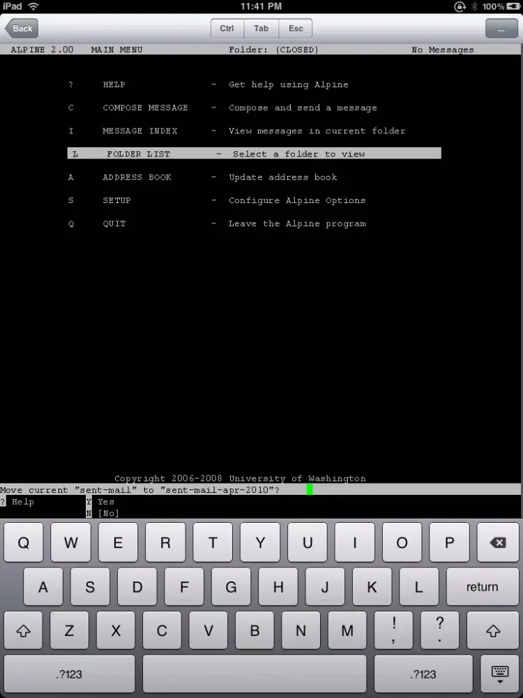 pTerm - SSH, Telnet Client and Terminal Emulator iPad Screenshots