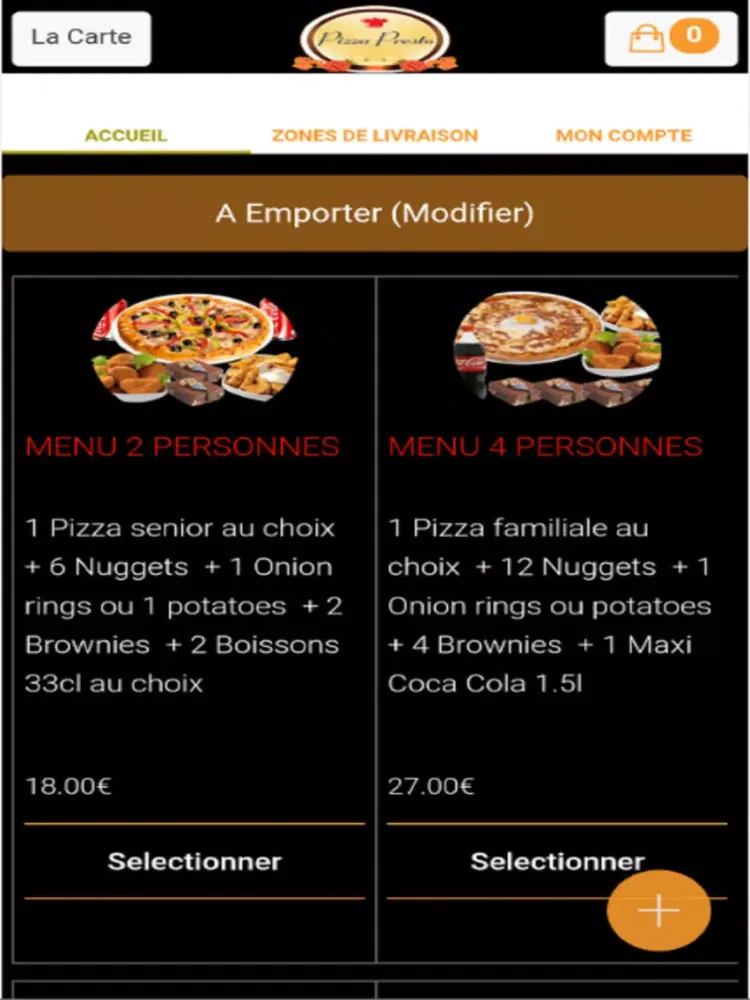 Скриншоты Pizza Presto Dives iPad 