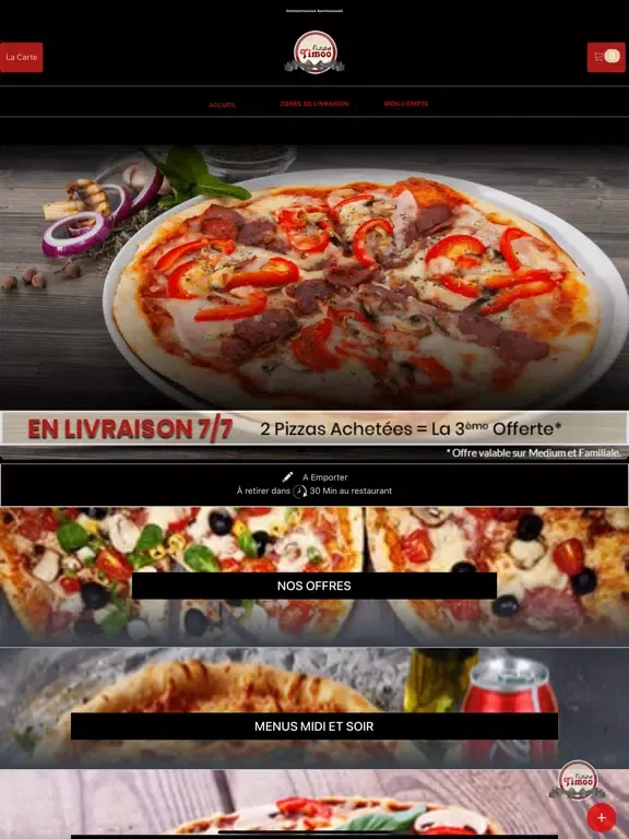 ภาพหน้าจอของ Pizza Timoo iPad 
