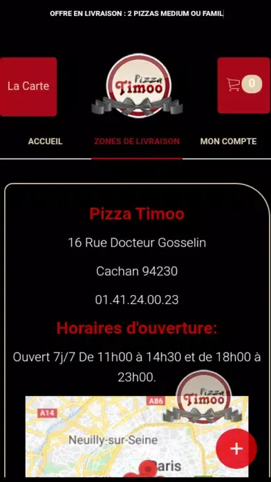 ภาพหน้าจอของ Pizza Timoo