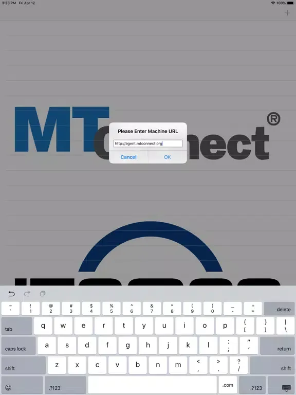 MTConnect iPad  Screenshots