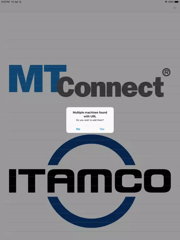 MTConnect iPad  Screenshots