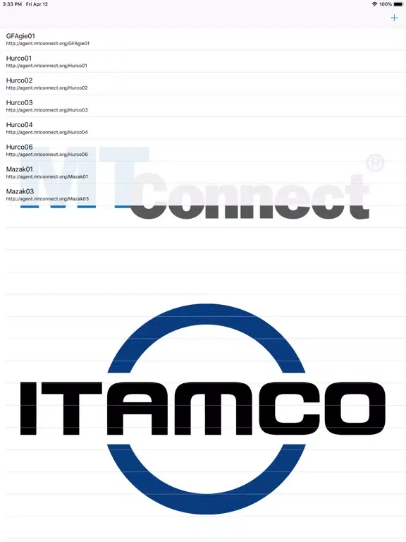 MTConnect iPad  Screenshots