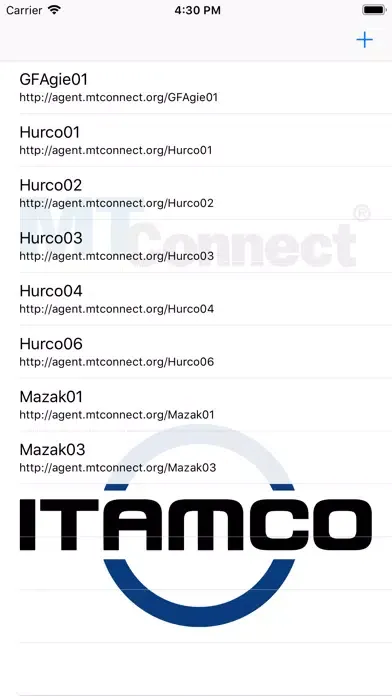 MTConnect Screenshots