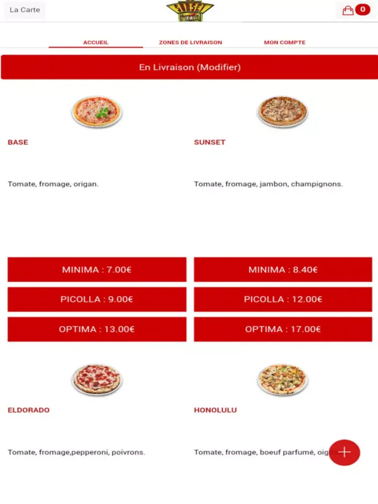 Sunset pizza iPad  Ekran Görüntüleri
