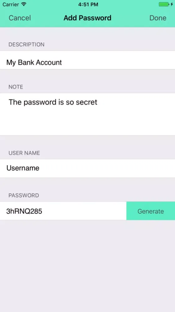 Скриншоты IPassword Manager