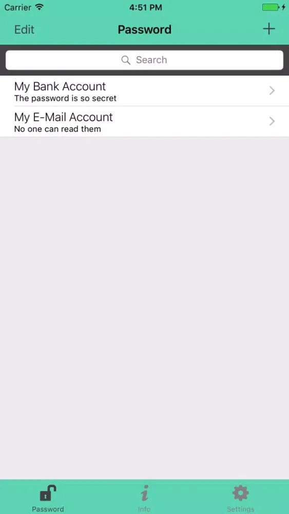 IPassword Manager - Lite 스크린샷
