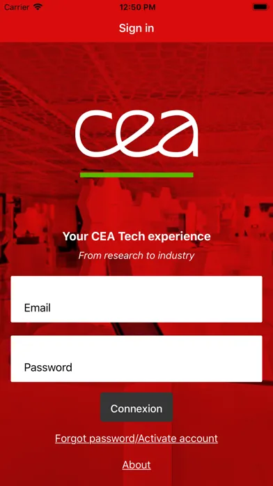 Zrzuty ekranu Showrooms CEA Tech