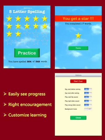 5 Letter Spelling FREE iPad 应用截图