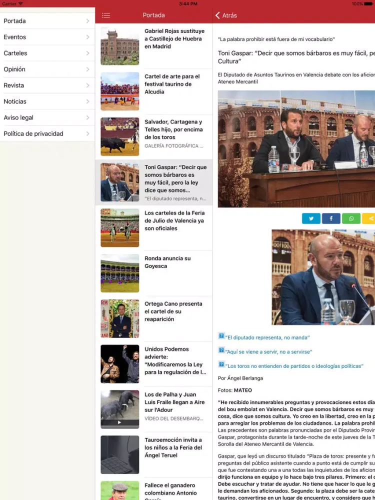 Aplausos iPad  Ekran Görüntüleri