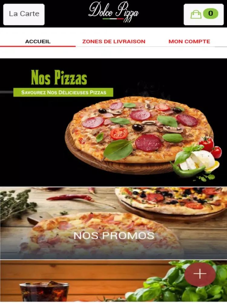 Captures d'écran de Dolce Pizza Orsay iPad 
