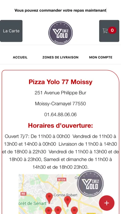 Tangkapan skrin Pizza Yolo 77 Moissy