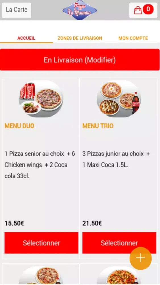 Screenshot di Pizza La Mamma