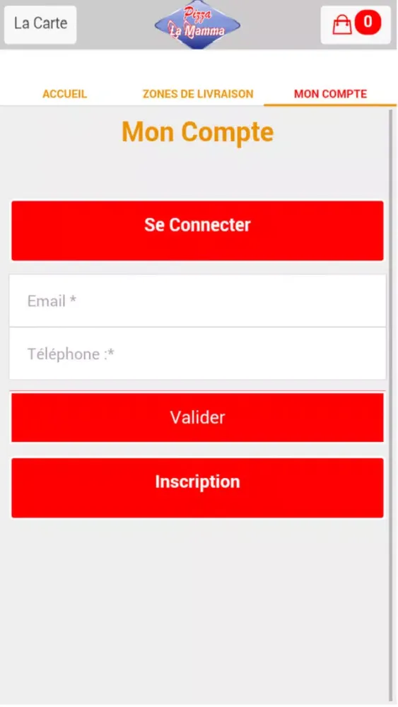 Screenshot di Pizza La Mamma