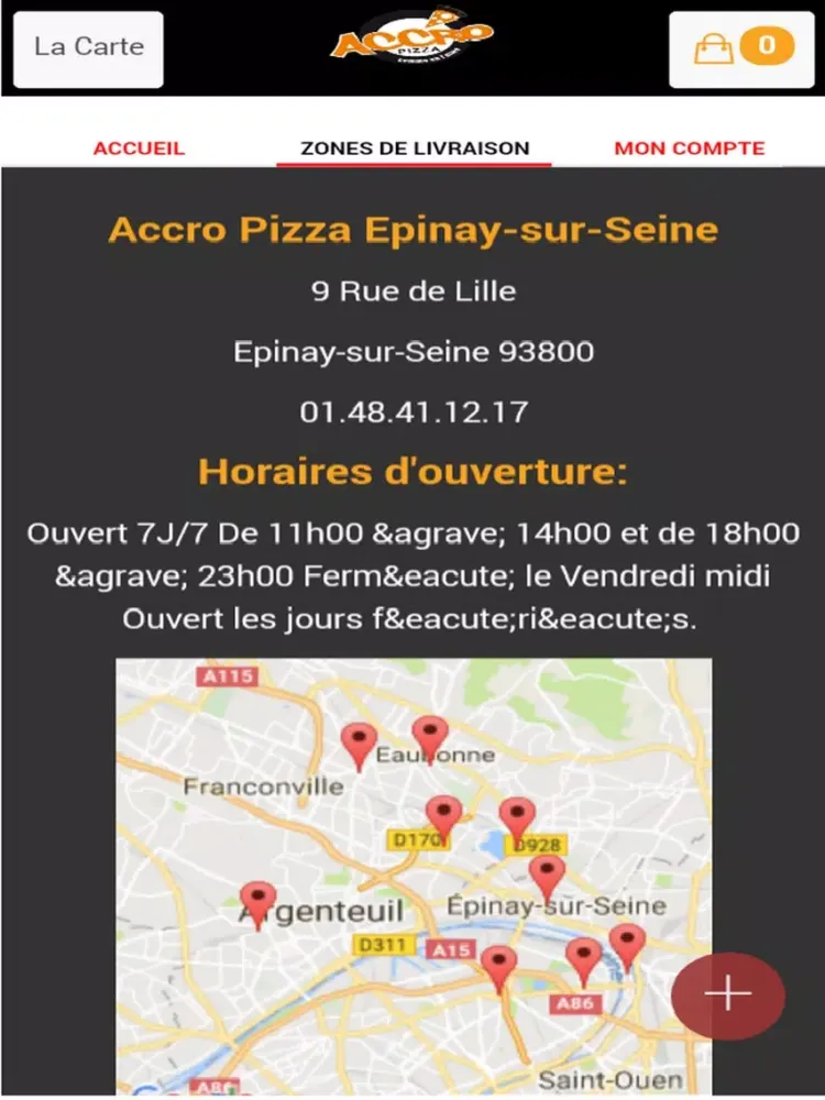 ภาพหน้าจอของ Accro Pizza iPad 
