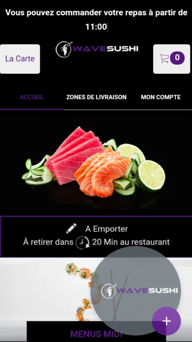 Capturas de pantalla de Wave Sushi Lieusaint