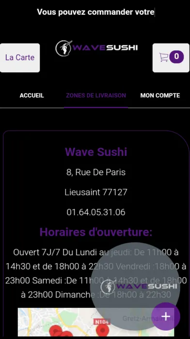 Capturas de pantalla de Wave Sushi Lieusaint
