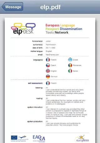 Europass应用截图