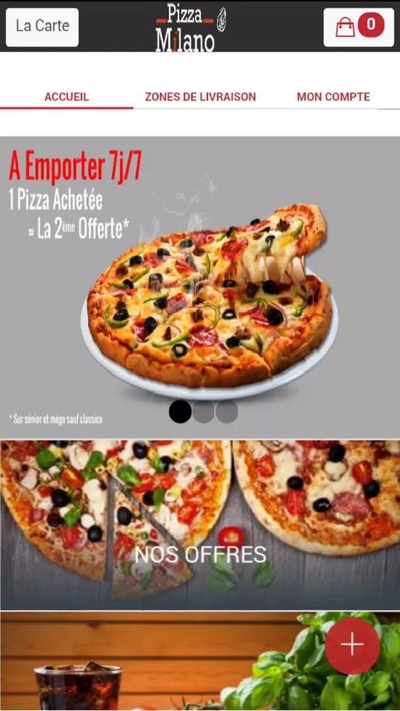 Captures d'écran de Milano Pizza 91 Chilly-Mazarin
