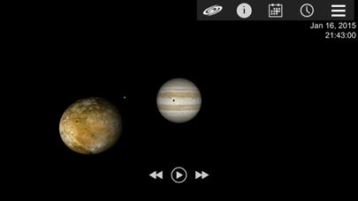 Tangkapan layar Jupiter Simulator