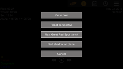 Tangkapan layar Jupiter Simulator