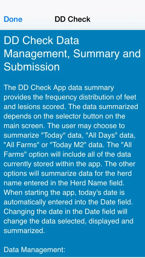 Screenshot di Zinpro DD Check