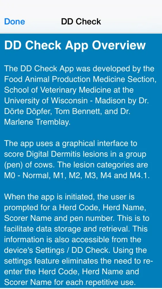 Screenshot di Zinpro DD Check