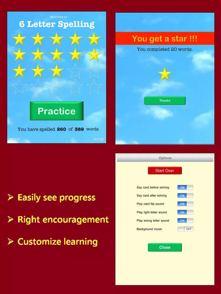صور 6 Letter Spelling FREE iPad 