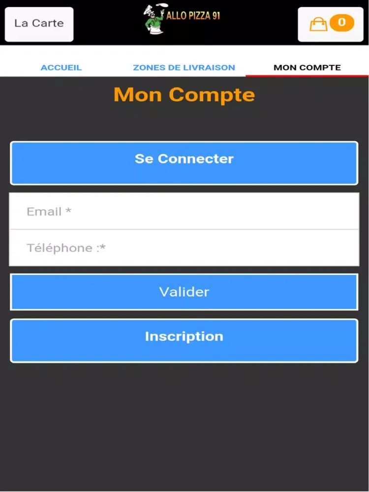 Allo Pizza 91 Palaiseau iPad  Screenshots