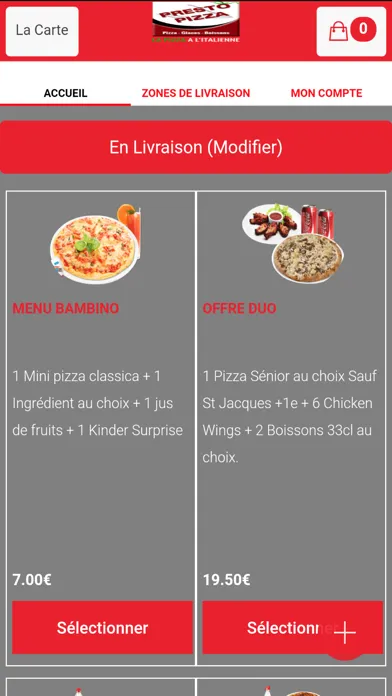 Captures d'écran de Presto pizza 94