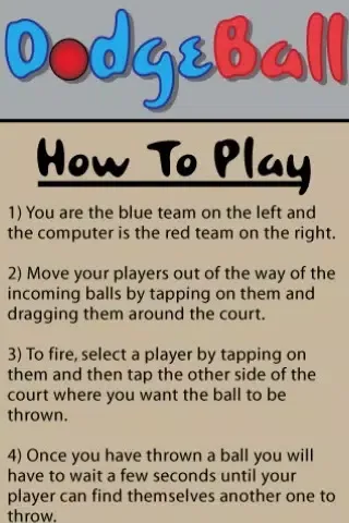 Captures d'écran de DodgeBall
