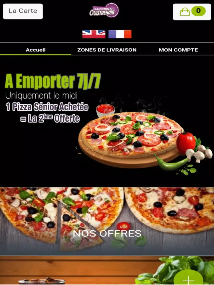 Pizza Presto Ouistreham iPad  স্ক্রিনশট